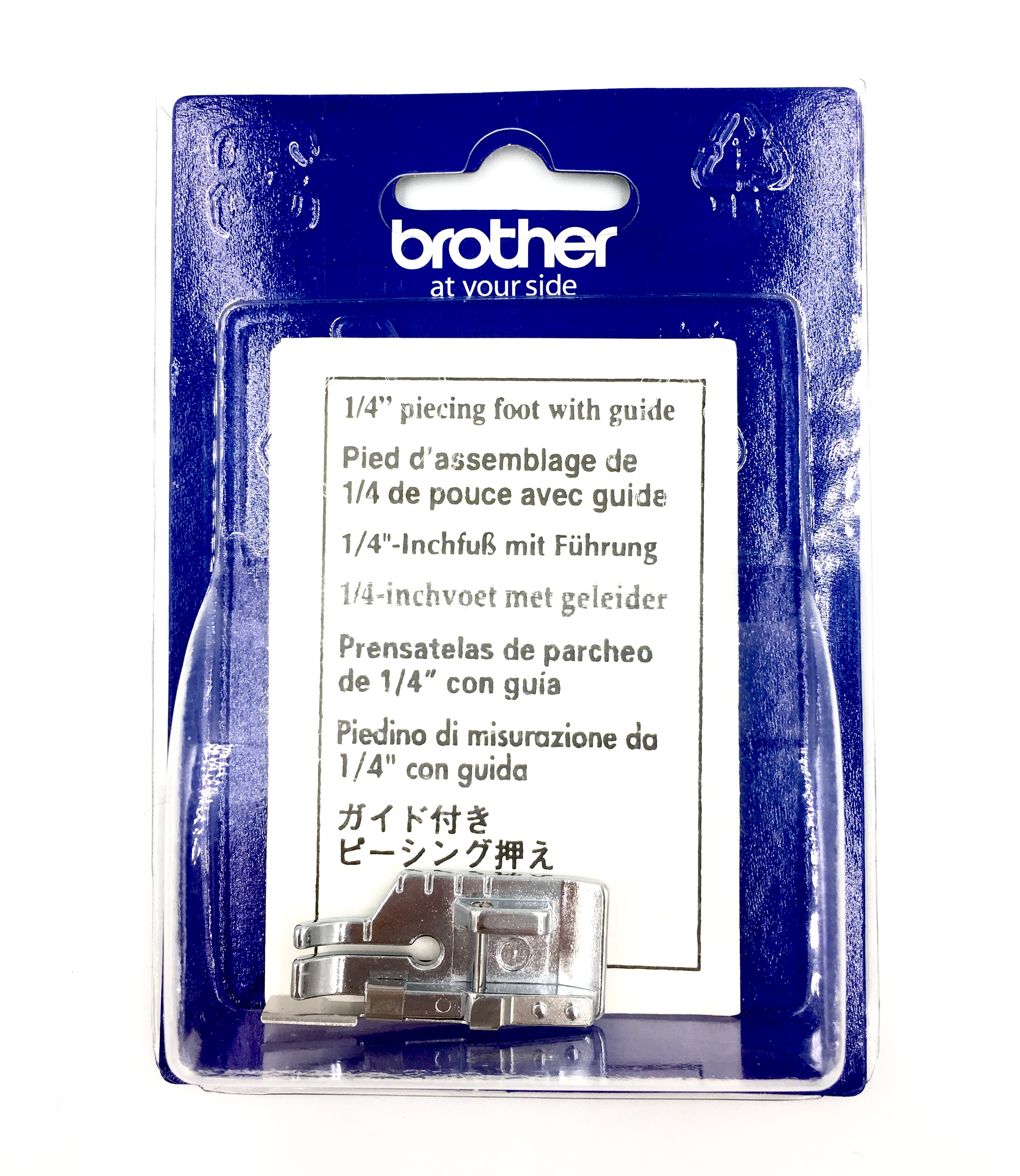 1/4 Piecing Foot with guide F057 - Genuine Brother