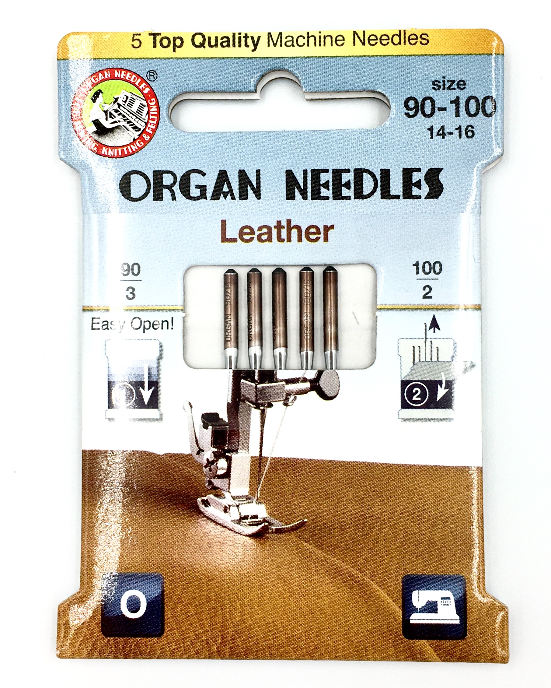 Organ 130/705H - Leather ECO pack 5 Assorted size