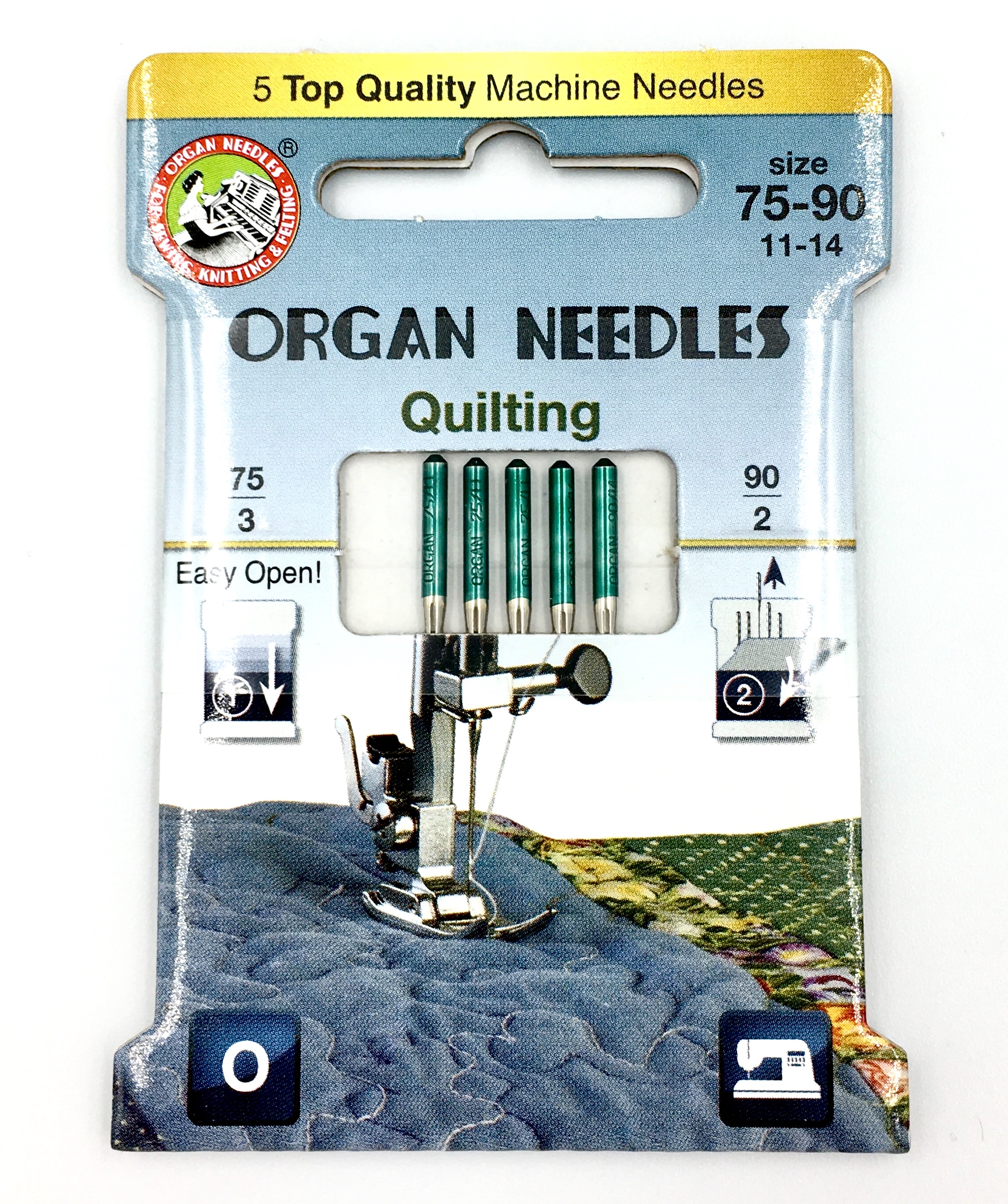 Organ 130/705H - Quilting ECO pack 5 Assorted size