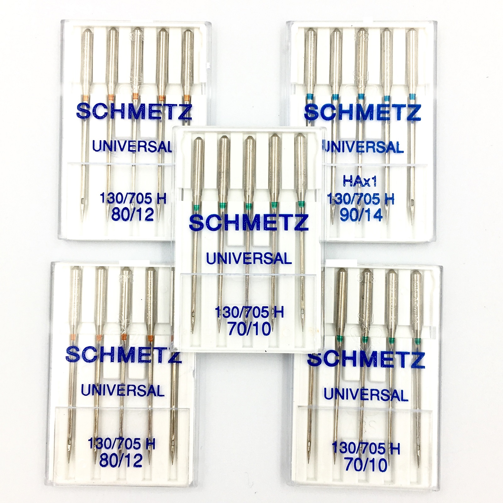 Schmetz Domestic Needles 130/705H (5 x Packs of 5)